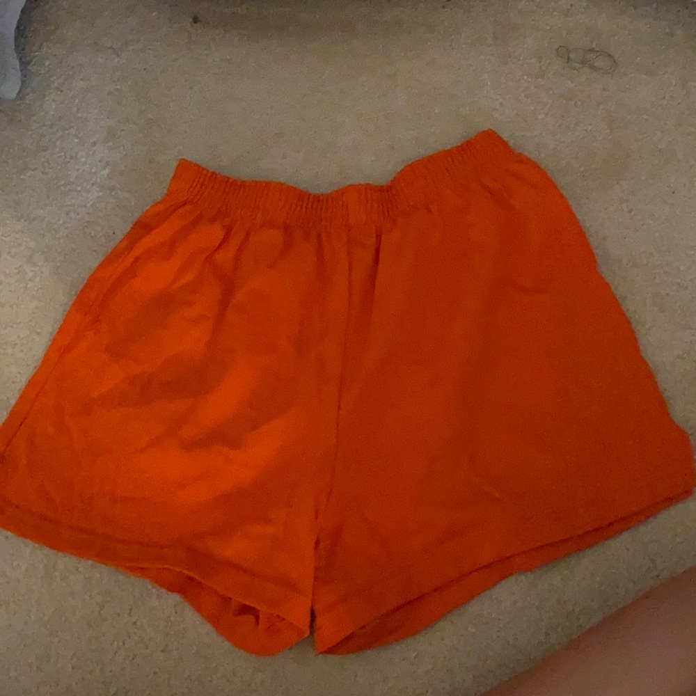 orange soffe shorts